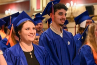 Several graduates in the audience